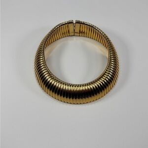 Vintage Oversized Omega Choker Necklace